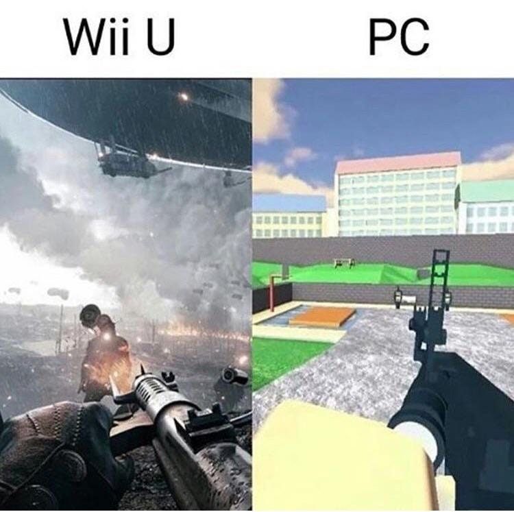 Wii U > PC