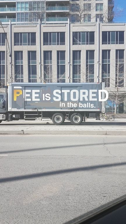 This truck has the truth written on it