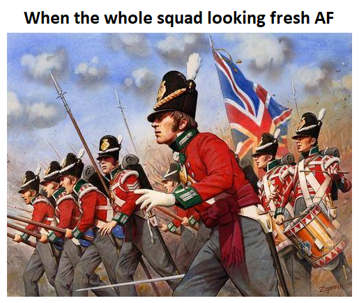 The whole line will advance