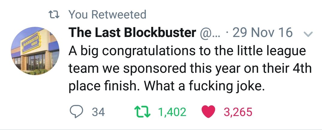 RIP Blockbuster