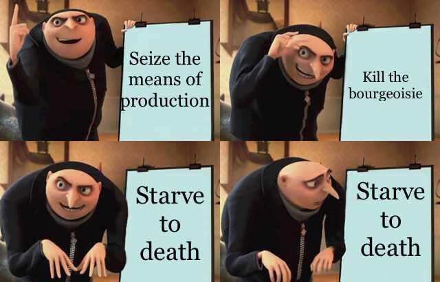 I didn't see that coming since real communist has never ever been done before.