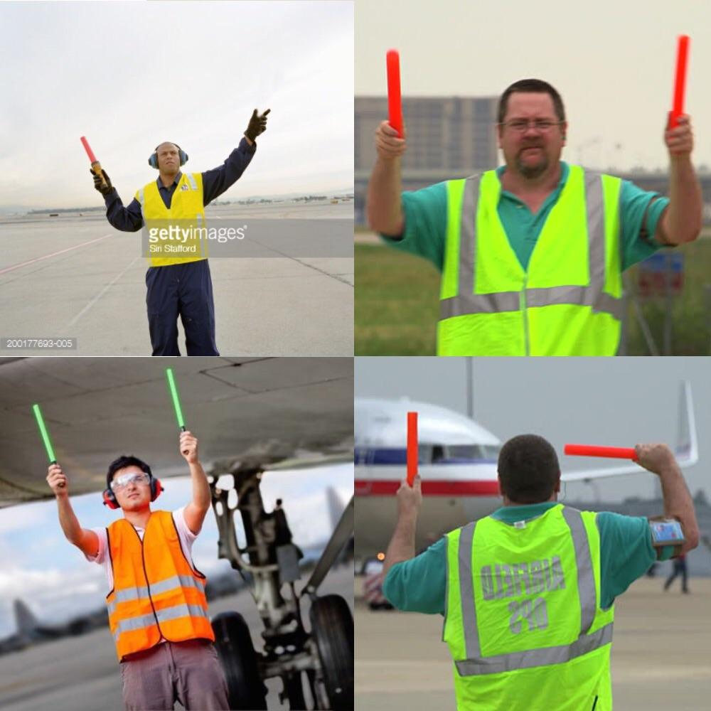 Don't mind me just practicing airline safety here