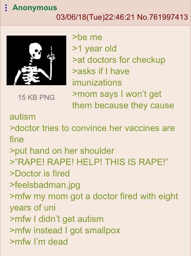 Anon goes to the doctor