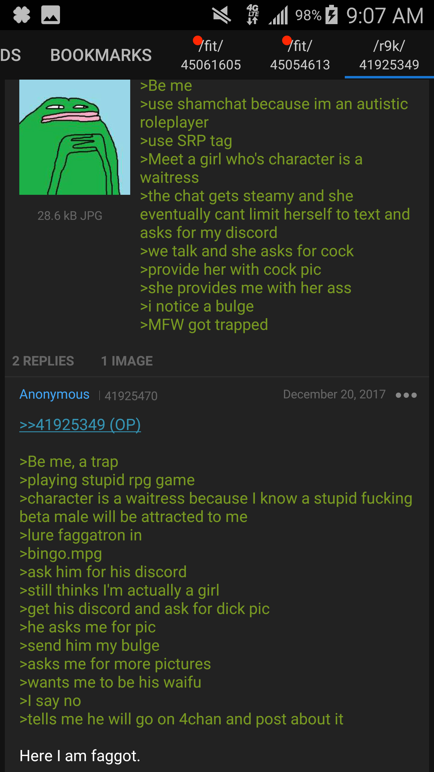 Anon gets trapped