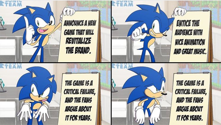 Sonic's speed leads to rushed games