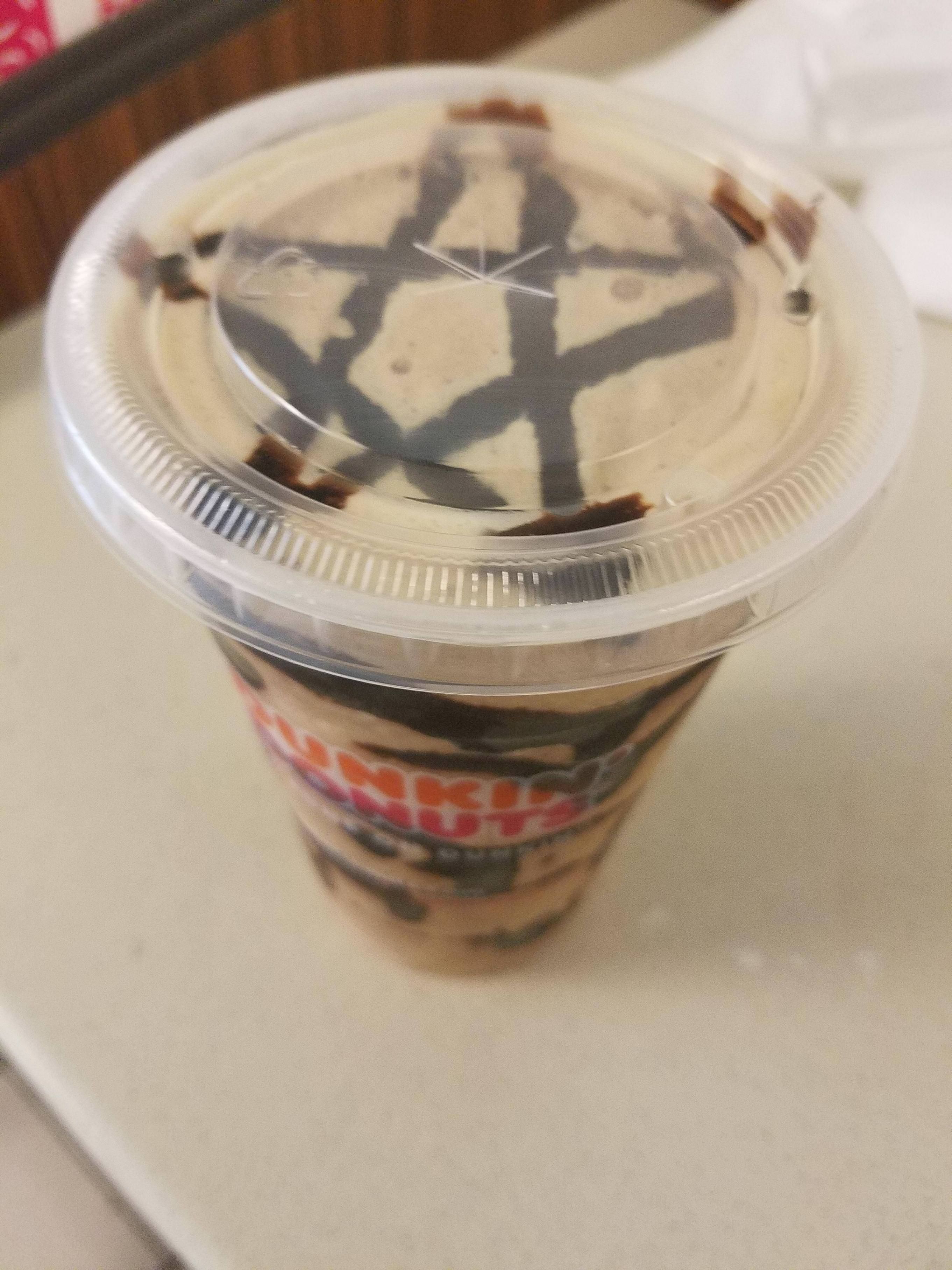 My local Dunkin Donuts has chosen me to serve the Dark Lord.