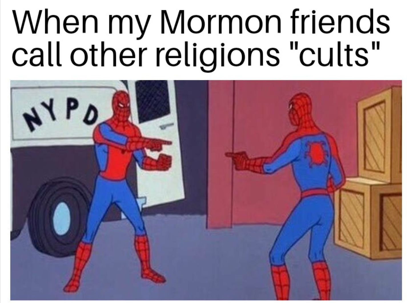 Religion is just a perpetual battle of no me.