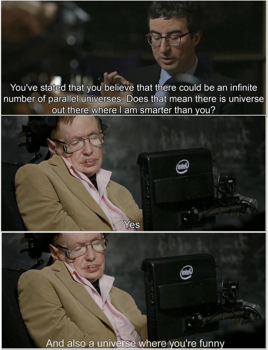 Stephen Hawking, Also A Genius Of Comedic Takedowns