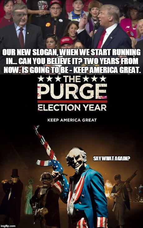 IT'S HAPPENING. GET YOUR MASKS AMERICA