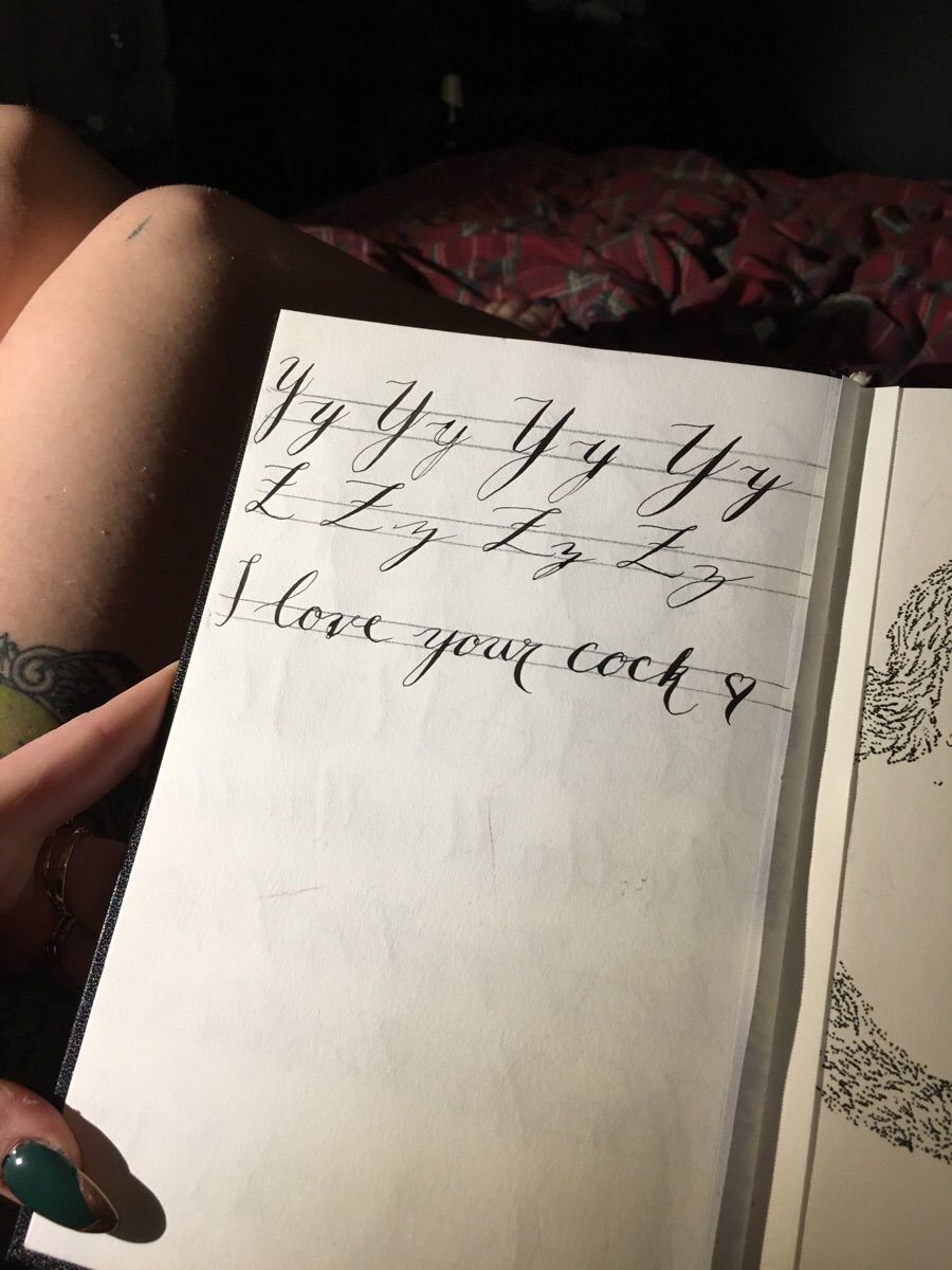 My gf is also keeping her calligraphy classes super classy indeed.