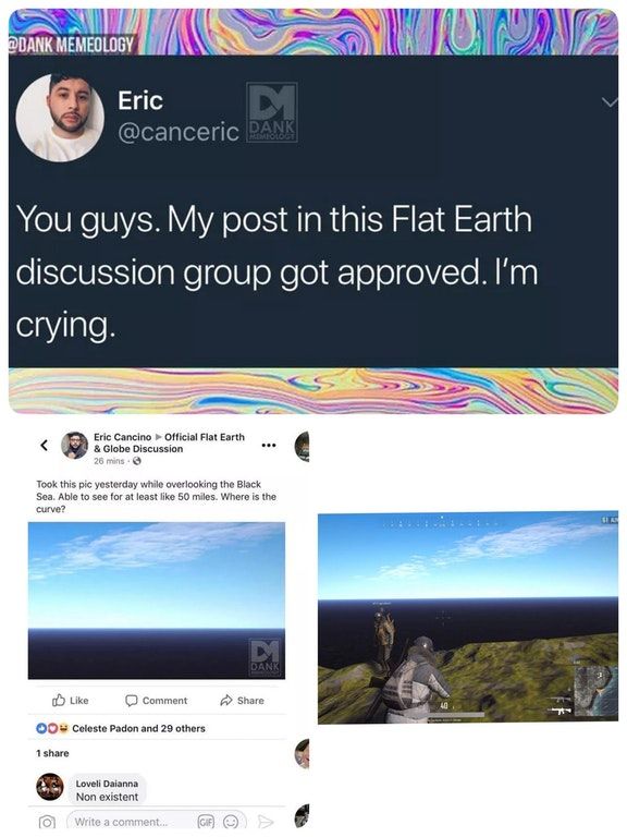 flat earth ..lol
