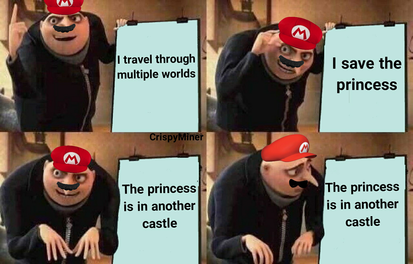 All he needed to do was no u him.