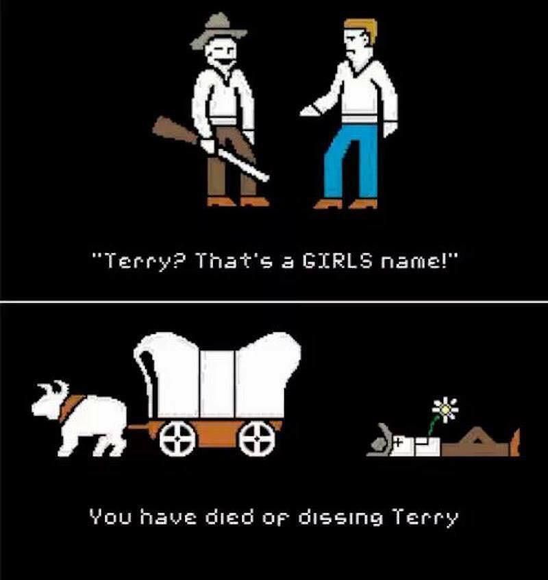 Be nice toTerry.