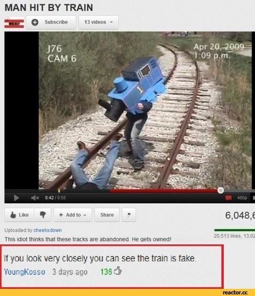 Man Hit By Train.