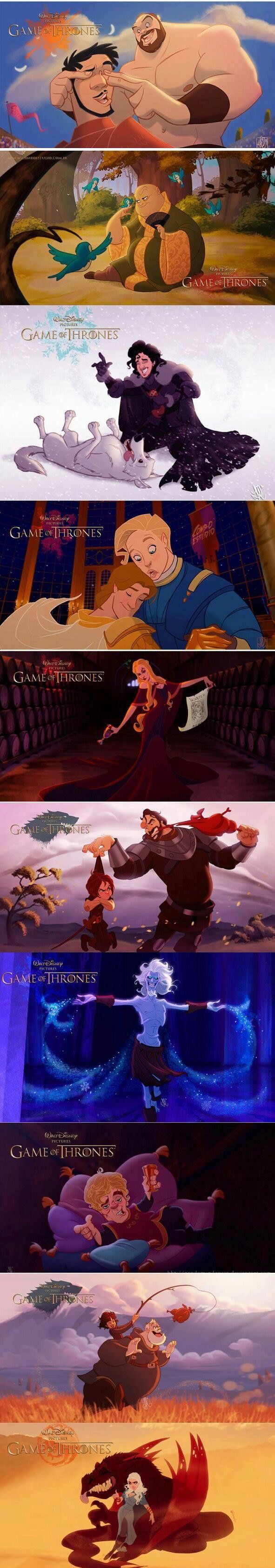If Game Of Thrones went Disney