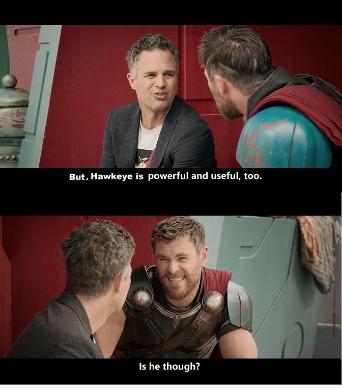Hawkeye after not seeing him in the trailer of new Avengers movie