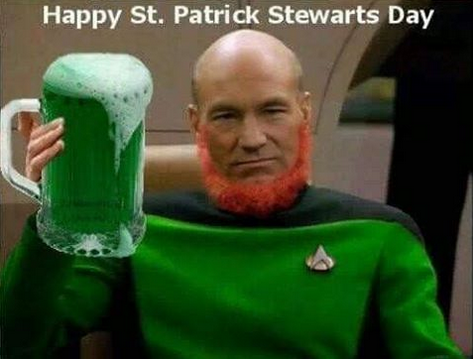 Happy St. Patrick Stewarts Day