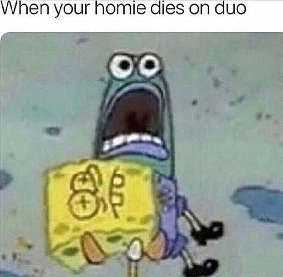RIP. Now gimme your items bich