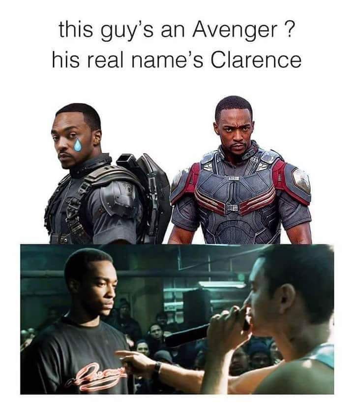 And Clarence lives at home with both parents