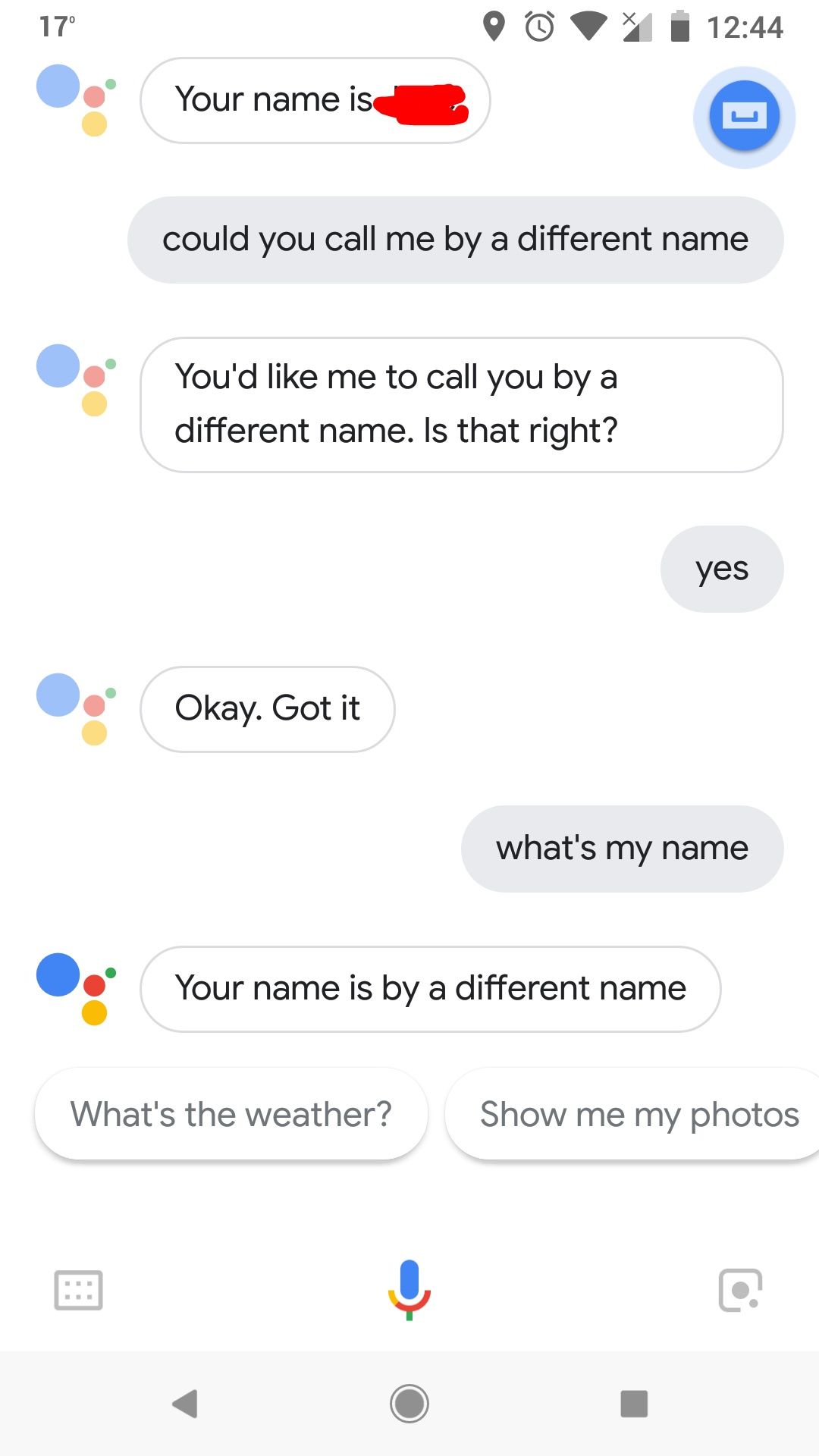 Google Assistant makes a dad joke