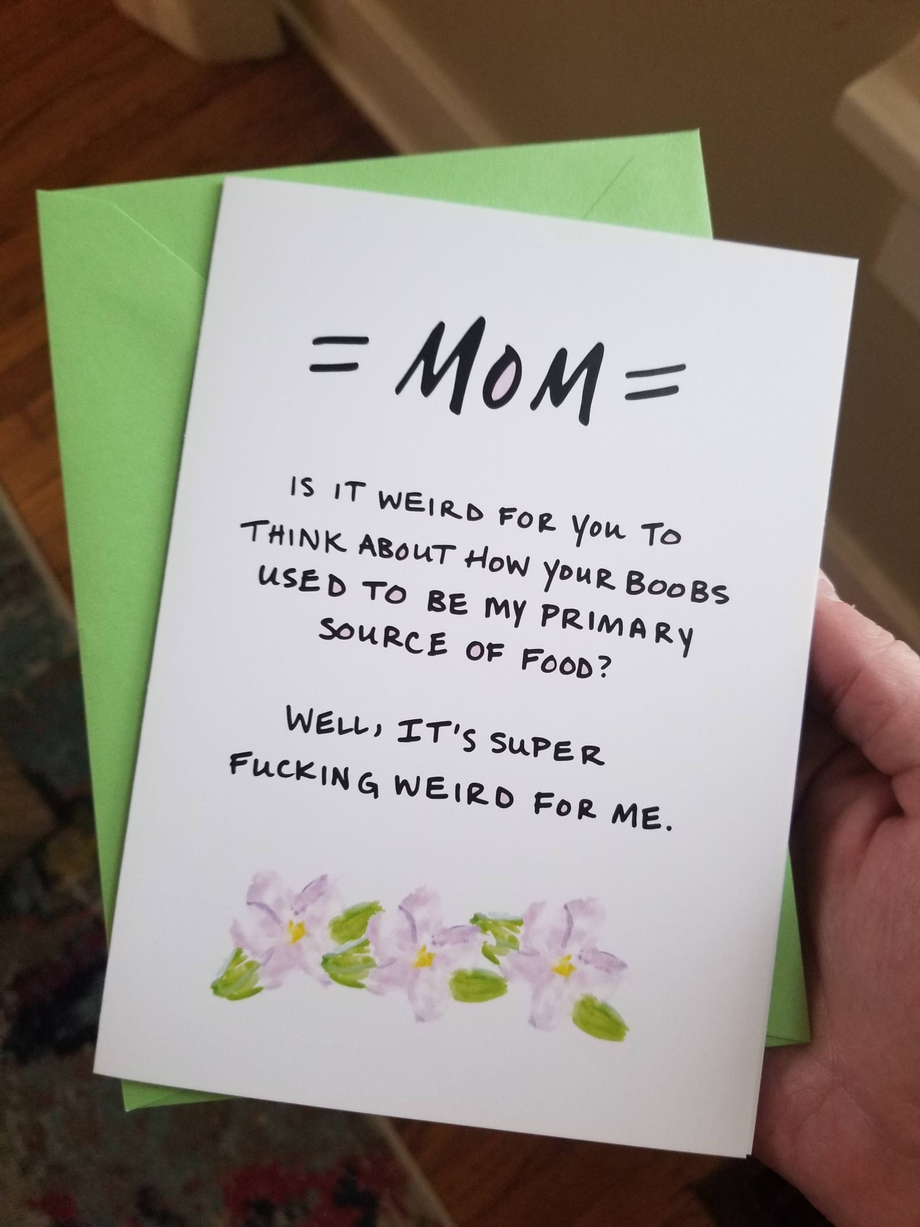 This mother's day card.