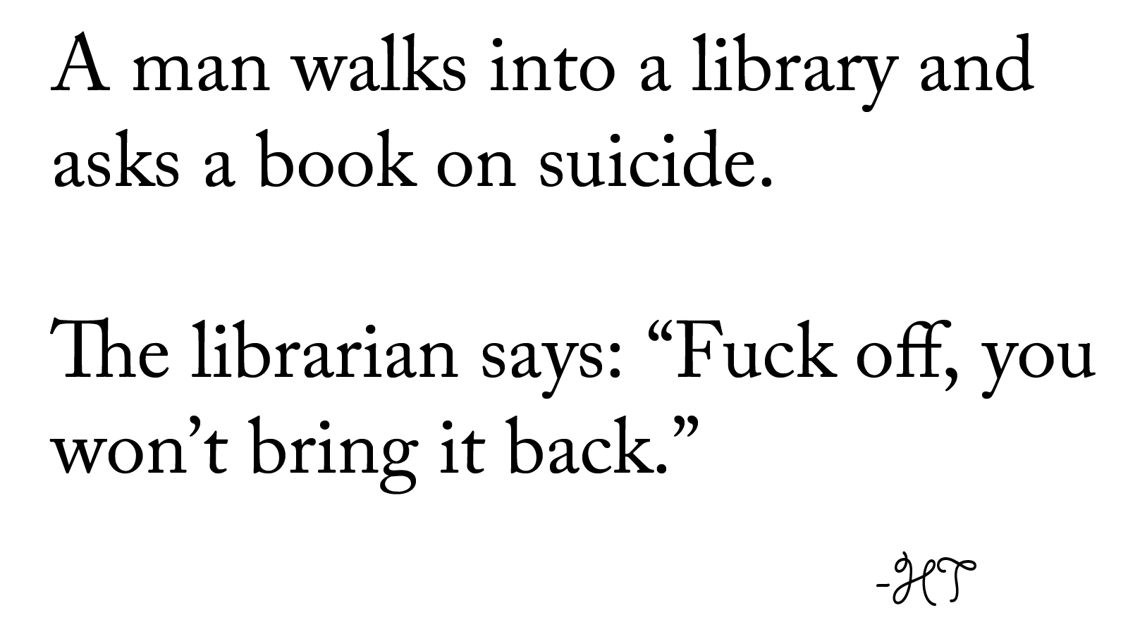 A caring librarian.