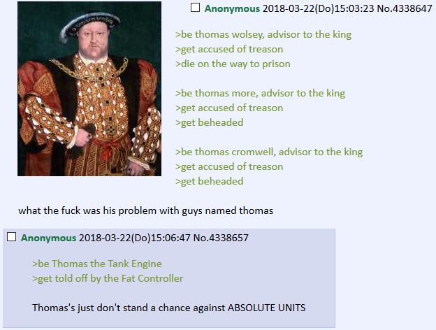 /his/torian ponders over king henry VIII