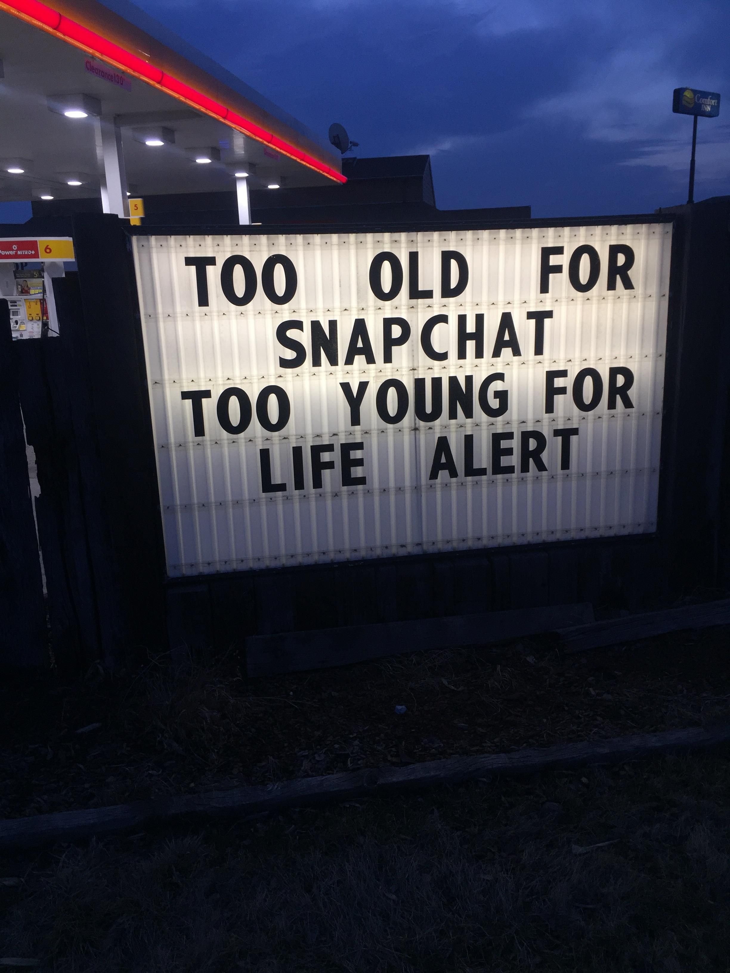 Too old to rock & roll, too young to die