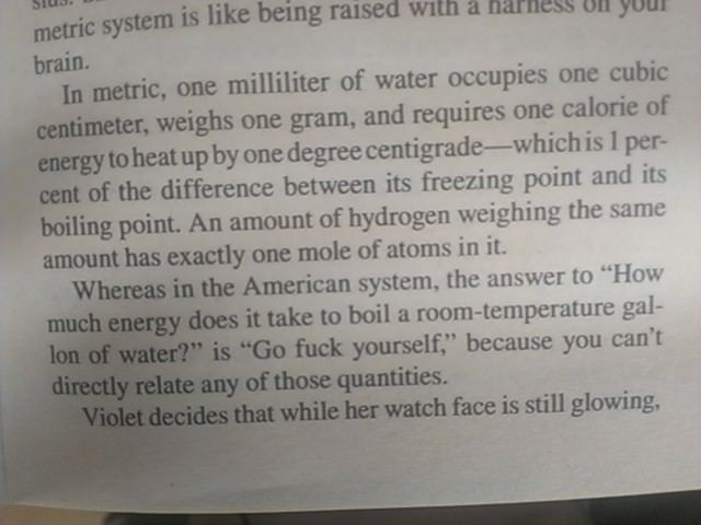 The imperial system vs. the metric system