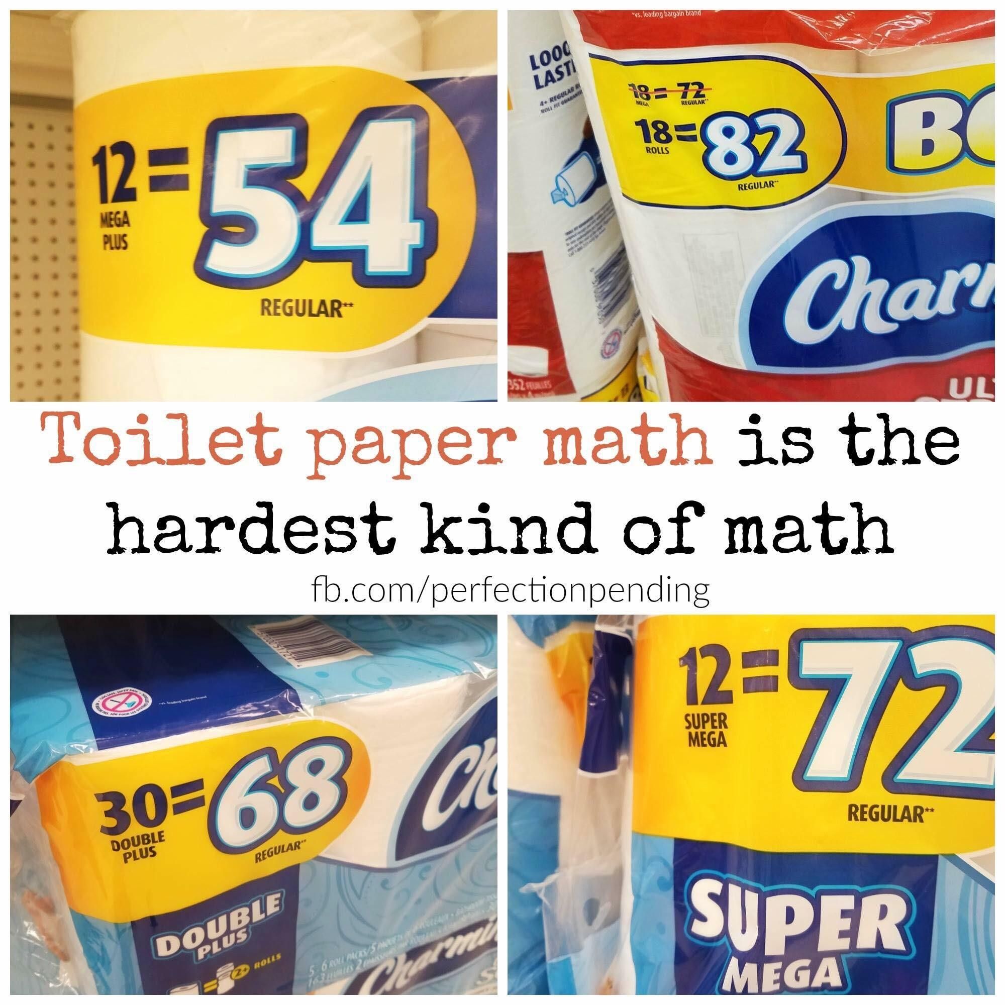 Toilet Paper Math Is Hard