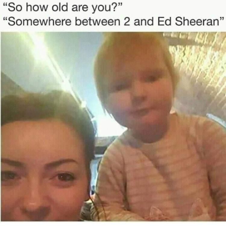 This baby that looks like Ed Sheeran