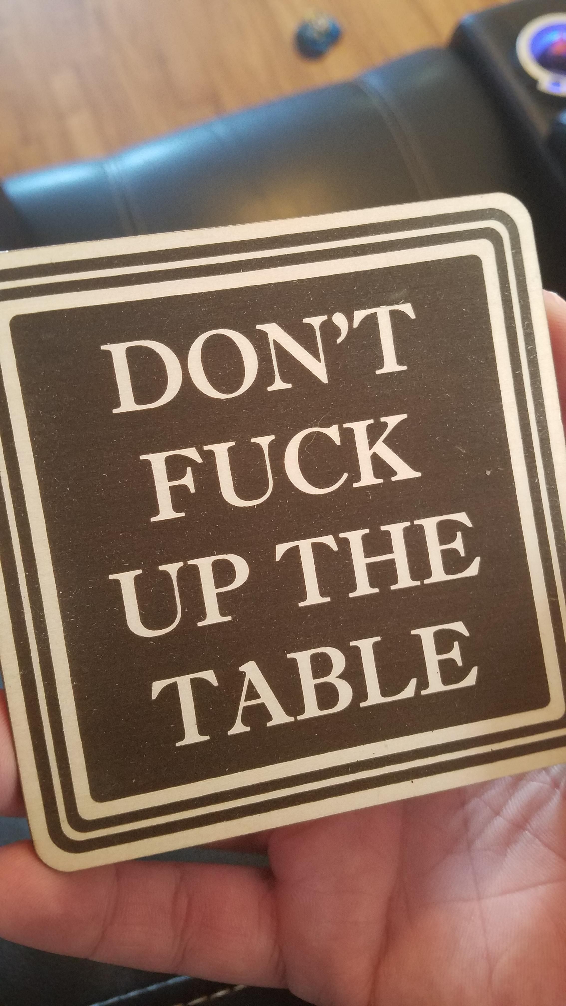 My wife just bought these coasters.