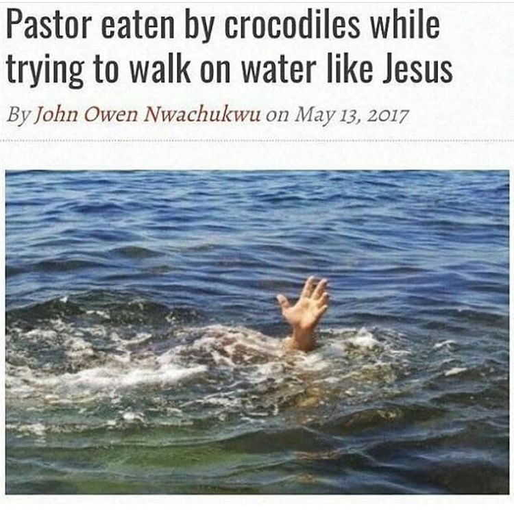"Checkmate human Jesus" says the shark