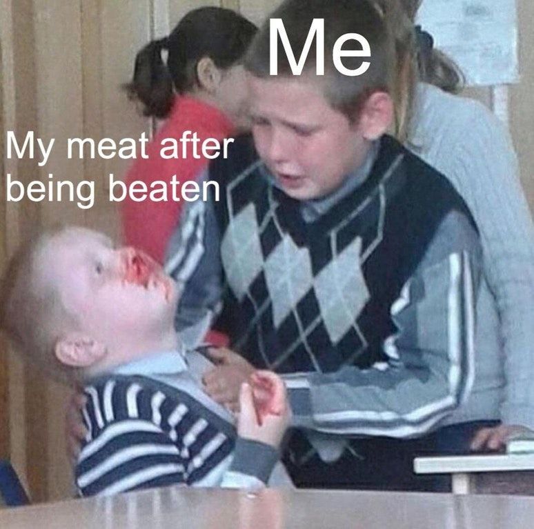 Look at how they massacred my boy