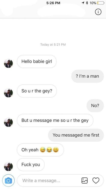 no u
