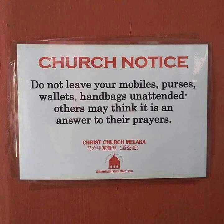 Church Notice