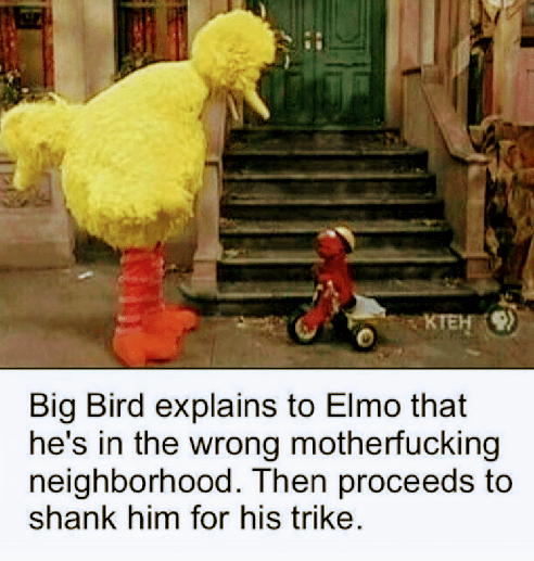 Stupid birb, won't fit on the trike