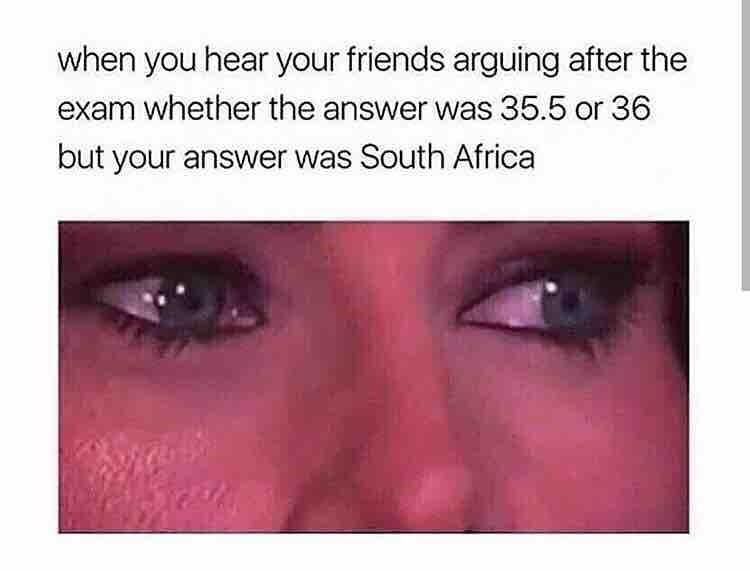 You mean it WASN’T South Africa?