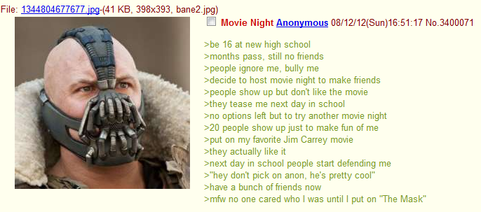 Anon is a new student