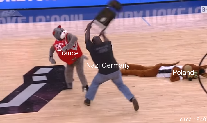 Came out of nowhere!
