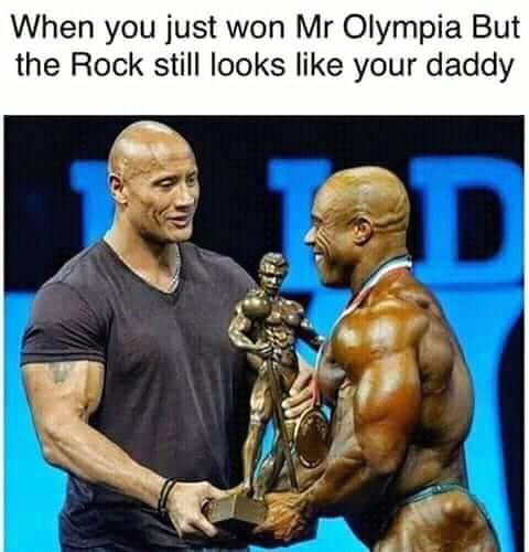 The Rock is everybody's daddy.