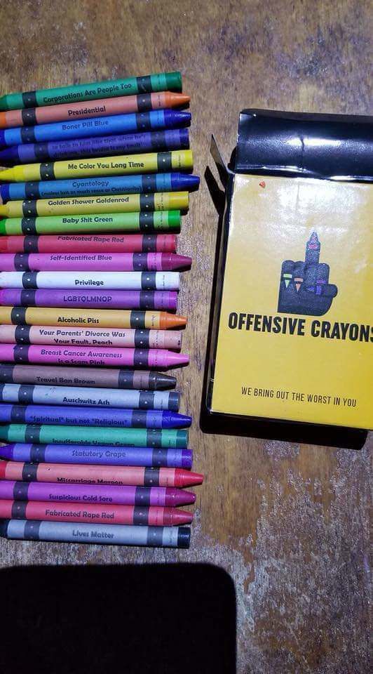 Saw someone post a crayon. Here's the whole pack.