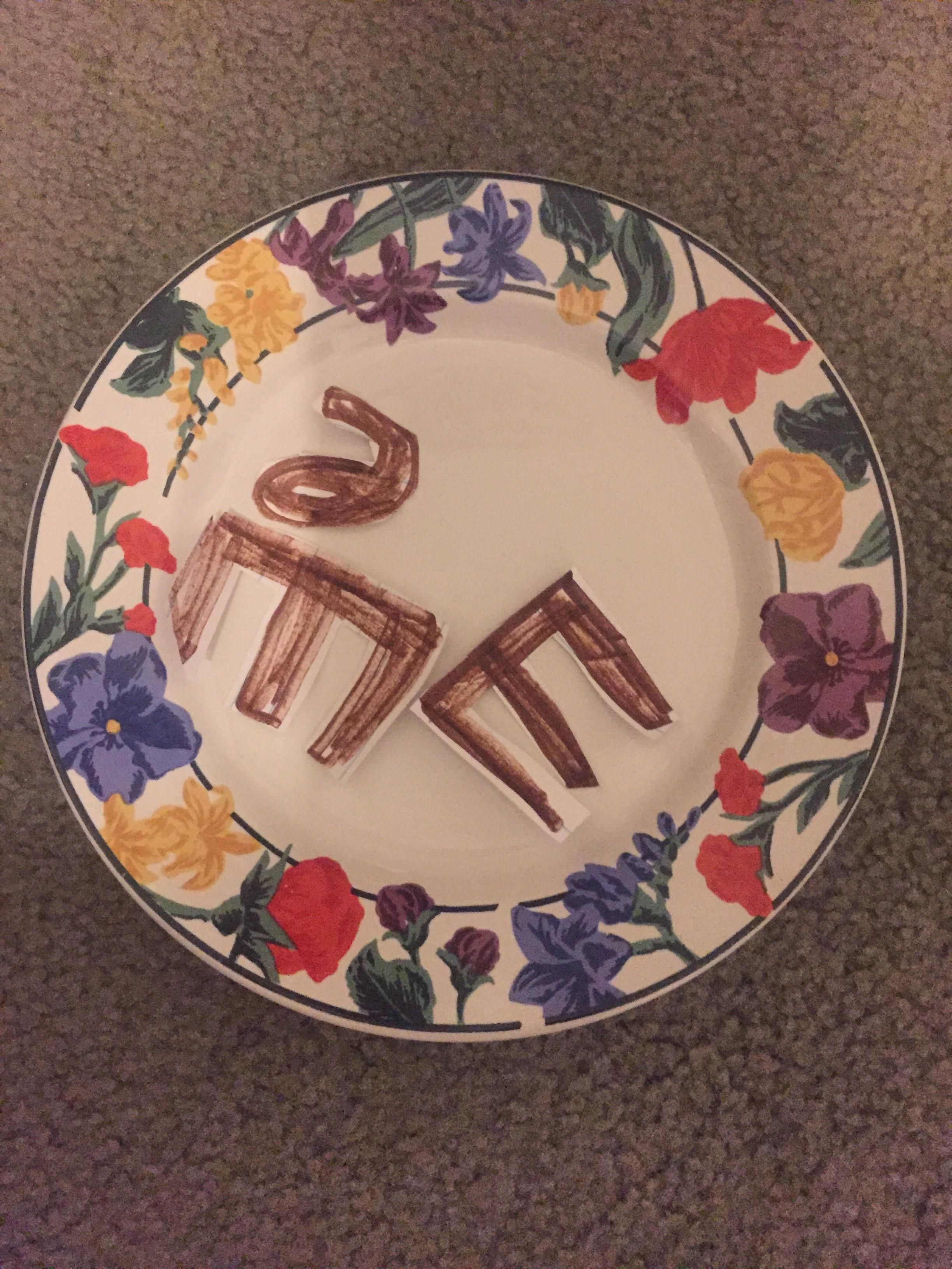My son made me brownies for Easter.