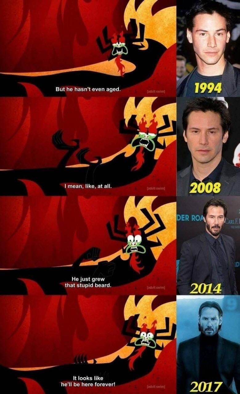 He hasn't aged at all!