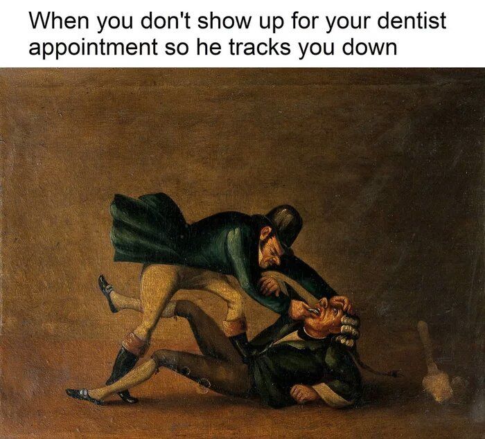 This *** didn't floss