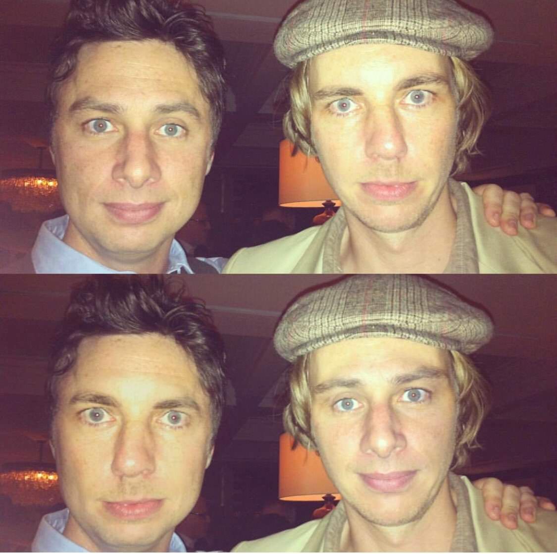 Zach Braff shared this faceswap of himself and Dax Shepard on Twitter