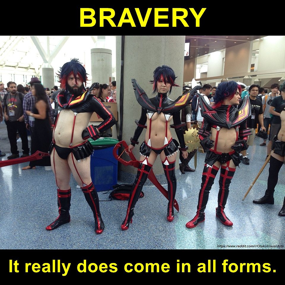 Bravery in cosplay