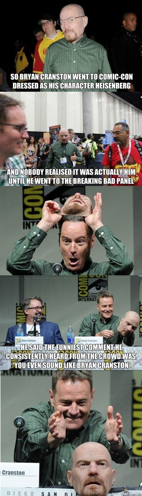 Heisenberg goes to comicon.