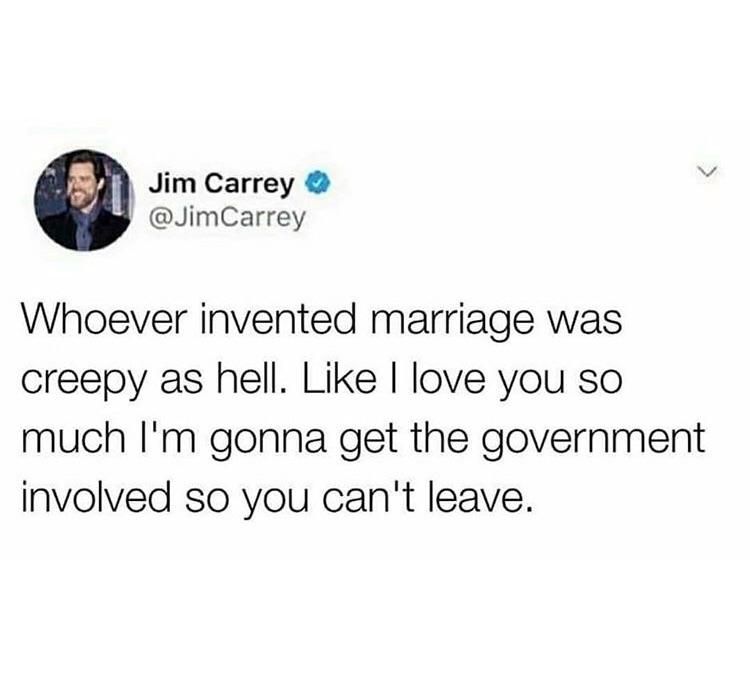 Jim Carrey exposes the naked truth about marriage