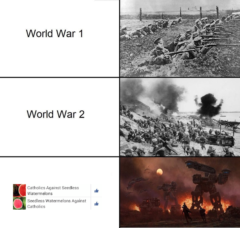War never changes...